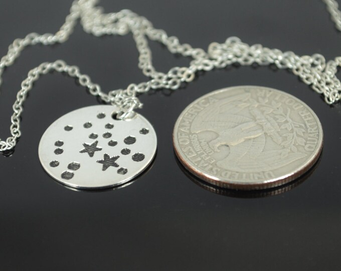 Sterling Silver Sagittarius Necklace, Sagittarius Necklace, Sterling Silver, Constellation, Sagittarius Jewelry, Zodiac Pendant, Sagittarius