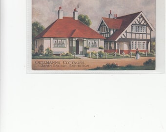 Oetzmann's Cottages-Bungalows Dwellings Great Britain-Advertising Postcard-London