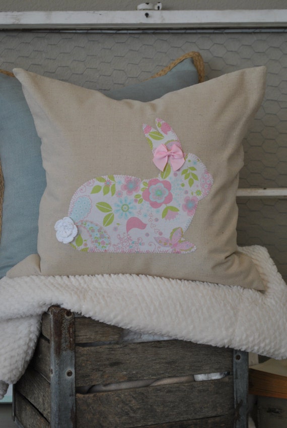 bunny pillow cover