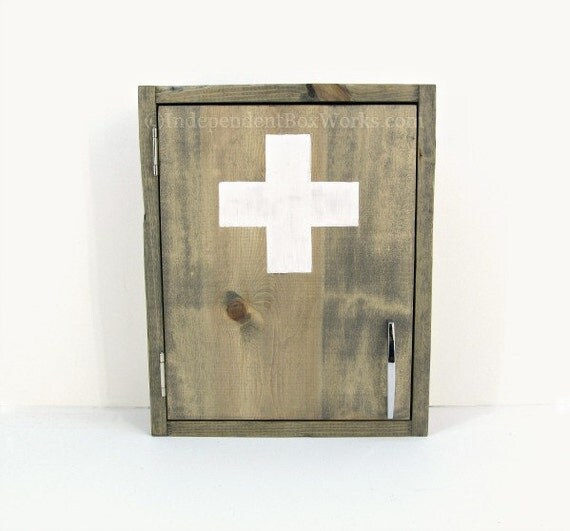 Made to Order Grey and White Medicine Weathered