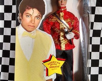 Awesome Michael Jackson Doll! 1984 American Music Awards Outfit - NIB