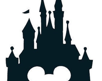 Disney Castle Mickey Ears Vinyl Decal