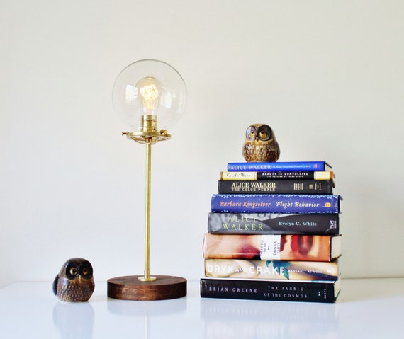 modern globe table lamp