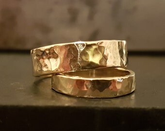 Wedding Band Rings, Gold Rings, Rings , Her and His Ring, Handmade Rings, Timeless Rings, Gold Jewelry, Bridal Jewelry, Venexia Jewelry