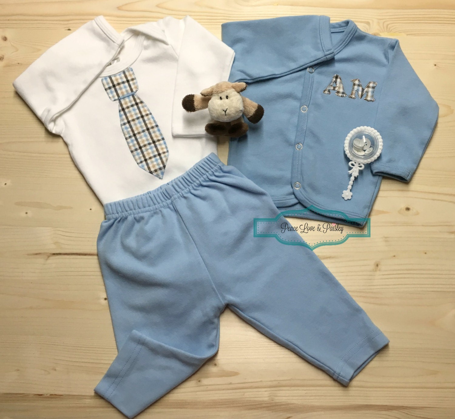 Baby Layette Set Personalized Baby Baby Boy Going Home
