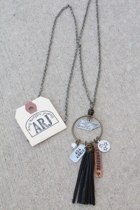 Tennessee Jewelry Tennessee Necklace Tennessee Girl