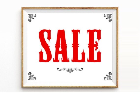items-similar-to-sale-sign-printable-instant-download-business-signage