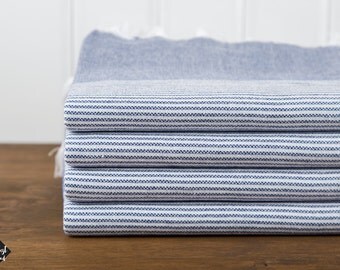 Resort Towel, Bath Towel, Turkish Towel, Peshtemal, Hammam Towel, Navy