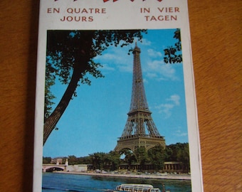 Paris, Tourist Guide, Plan of City/Metro, Paris in 4 days, French and German