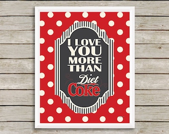 Diet coke | Etsy