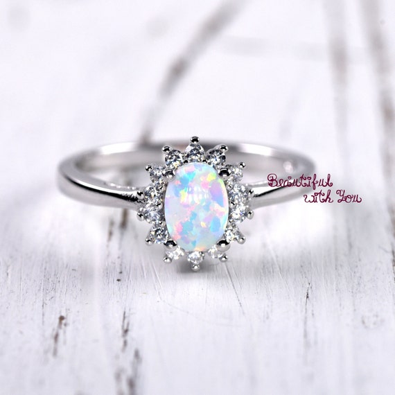 Unique Engagement Ring Womens Promise Rings by 