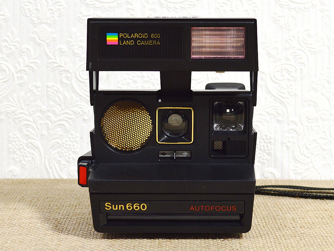 Working Polaroid Sun 660 Autofocus Camera FilmTested 600