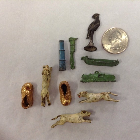 Vintage Metal Cracker Jack Prize Toy Charm