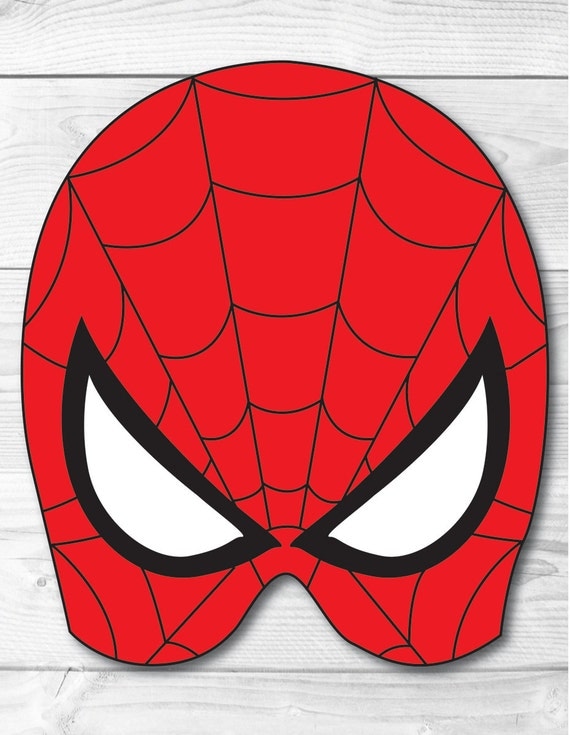 Printable Spiderman Face Printable Blank World