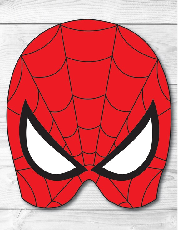 Printable Spiderman Face Printable Blank World