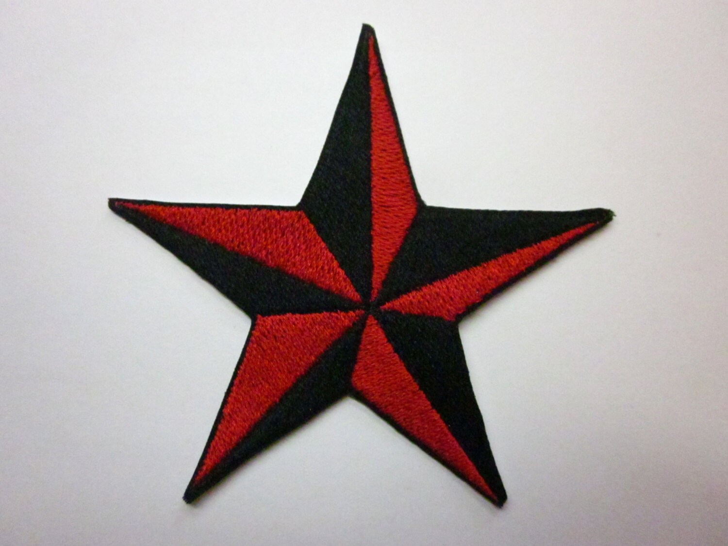 Nautical Star iron on patch by BalkisBoutique on Etsy