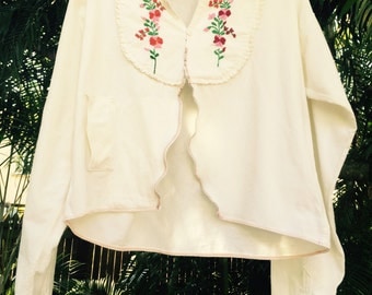 Vintage 70's embroidered mexican top