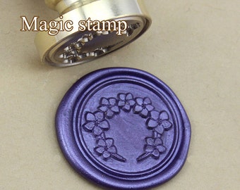 Flower Wax Seal Stamp, wedding stamp ,party wax seal stamp,initial wax seal stamp set,Sealing wax stamp, wax stamp, sealing stamp(DZ296)