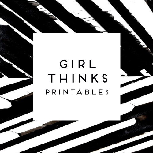 Instant Downloads by GirlThinksPrintables on Etsy