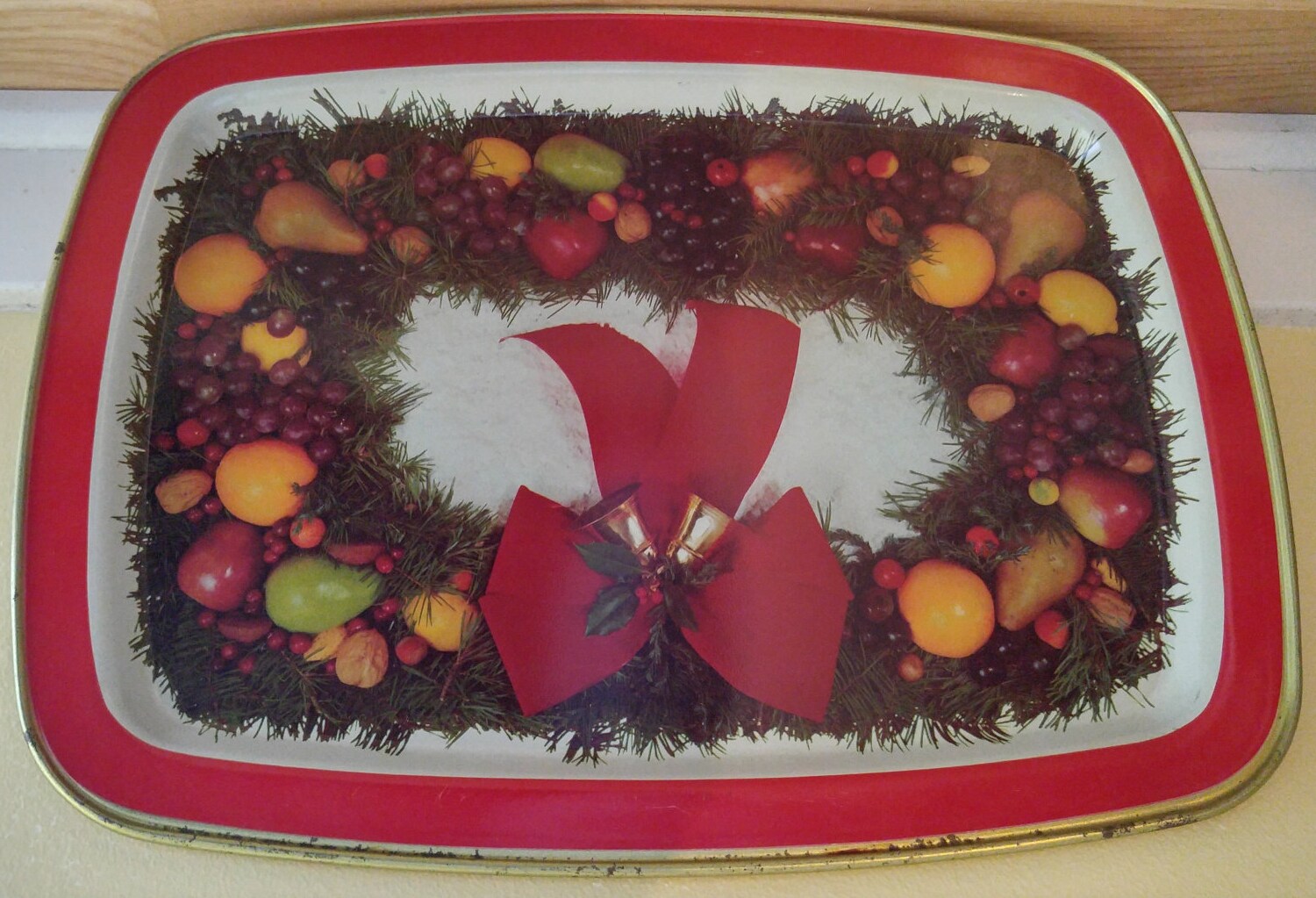 holiday serving tray vintage metal tray fruits and veggies holiday serving tray vintage metal tray fruits and veggies