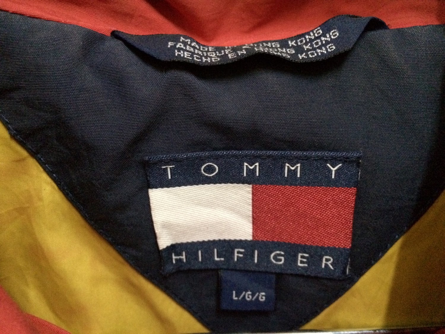 Vintage 90s Tommy Hilfiger Rare Design Big H at the back Hip