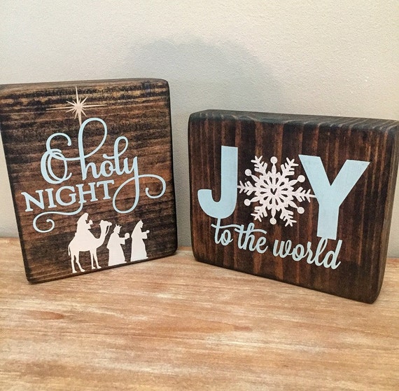 christmas wood block set christmas sign christmas decor christmas wood block set christmas sign christmas decor
