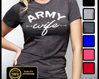 Army Wife Shirt, Wifey T-shirt, Husband and Wife, His and Hers, Army Wifey Tshirt, Gifts for Wife, Bridal Showers, Bridesmaid, Mimosas