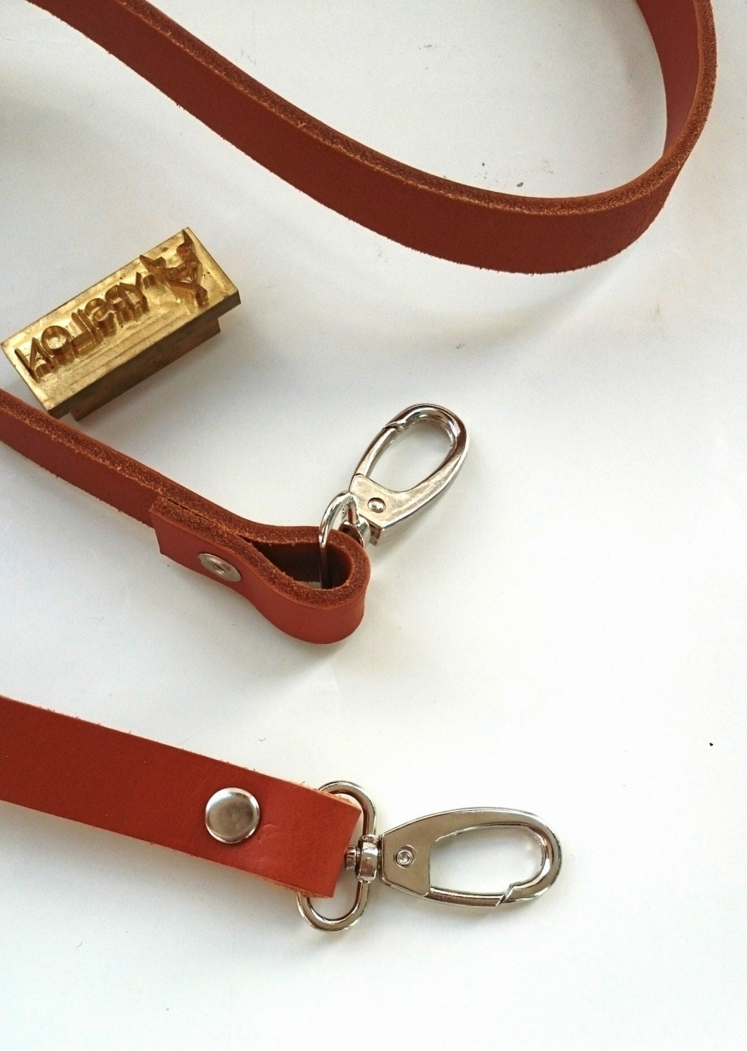 Removable Genuine Leather Strap Leather Handle to your bag