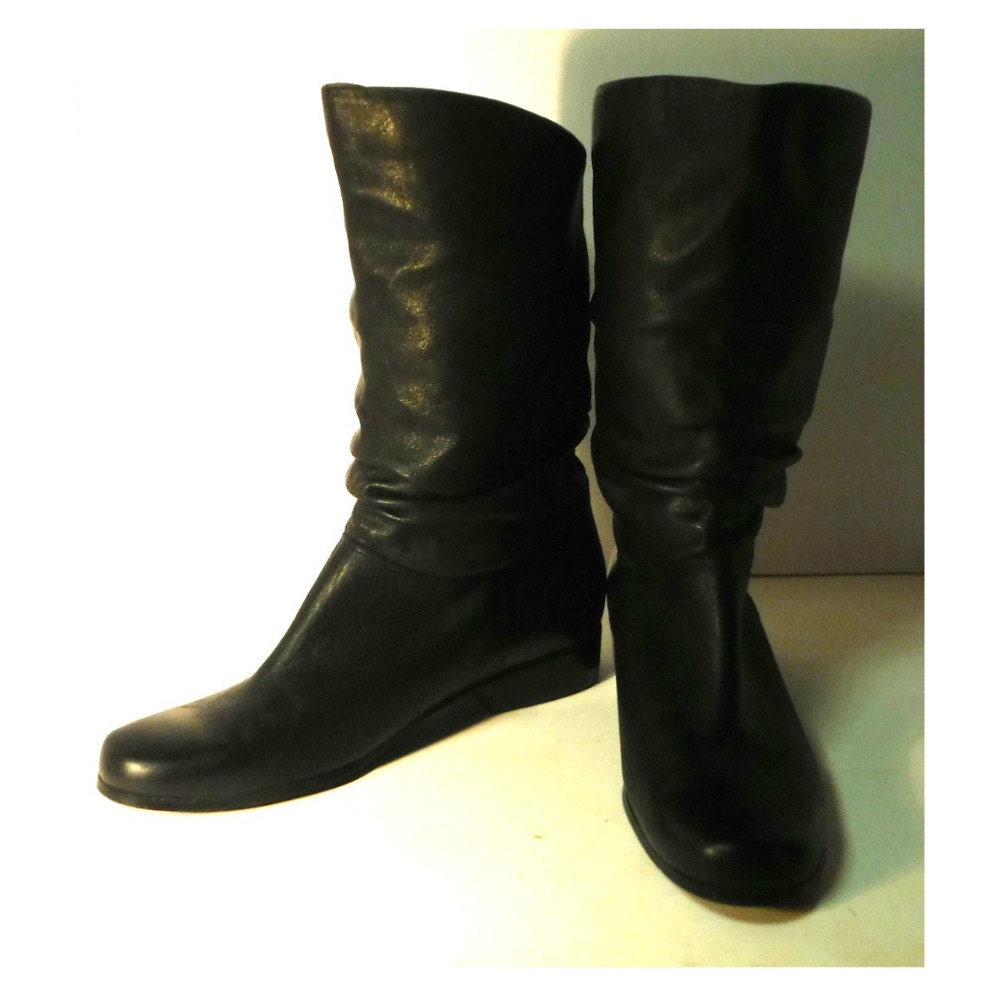 vintage leather womens boots