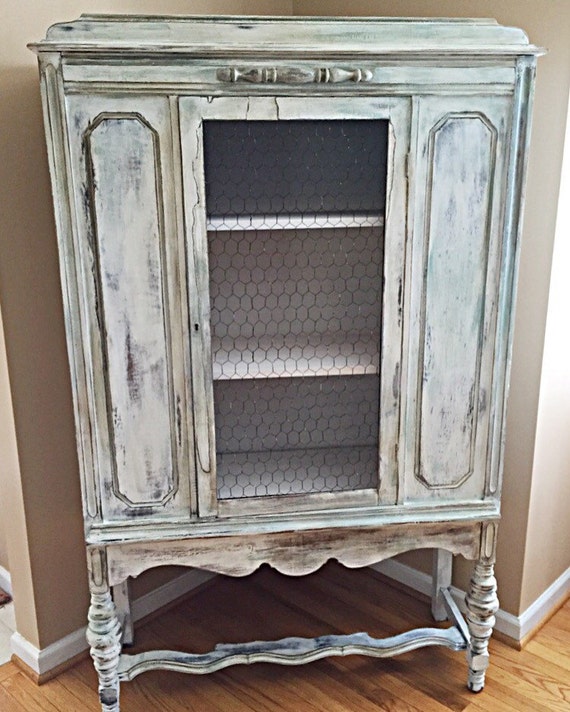 Antique China With Chicken Wire