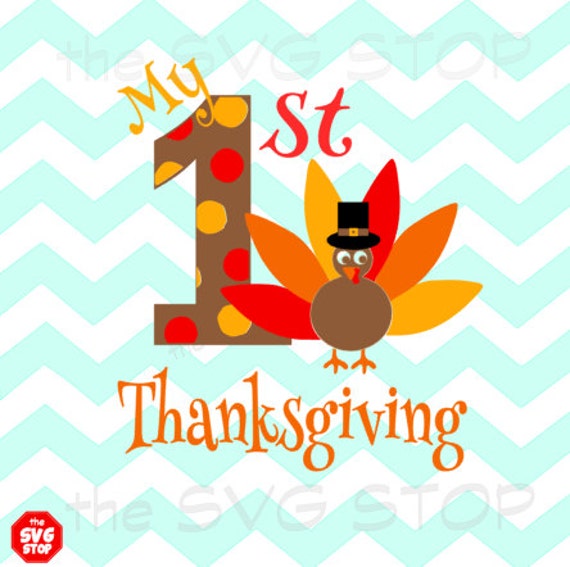 Download My 1st thanksgiving SVG and studio files for Cricut