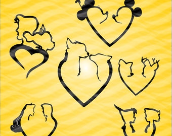 disney,mickey svg, disney svg, disney castle svg, minnie svg, mickey head svg, numbers SVG Design for Silhouette (.svg/.dxf/.eps/.pdf)
