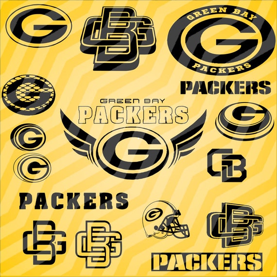 Download 16-Green bay packer vector art png-dxf-svg in 1 zip by ...