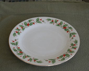 China Pearl Noel Dinner Plate