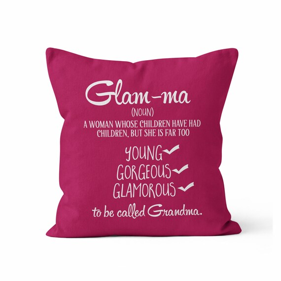 GLAMMA / Deocrative Throw Pillow Case w/optional insert/ Home