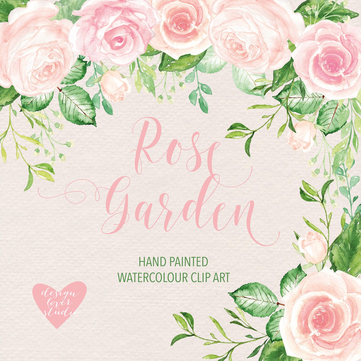 Download Watercolor Rose Blush clipart watercolor flower Pink Floral