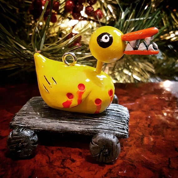 Duck Toy Nightmare Before Christmas Ornament