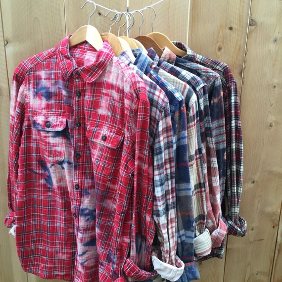 red and white flannels