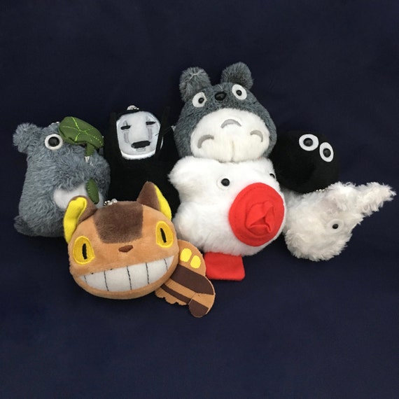 studio ghibli plush keychain