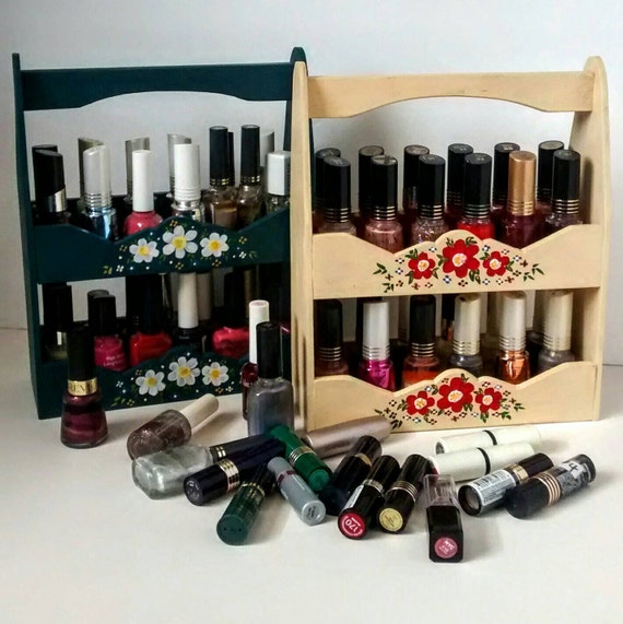 NAIL Polish/LIPSTICK Portable Caddy Organizer.