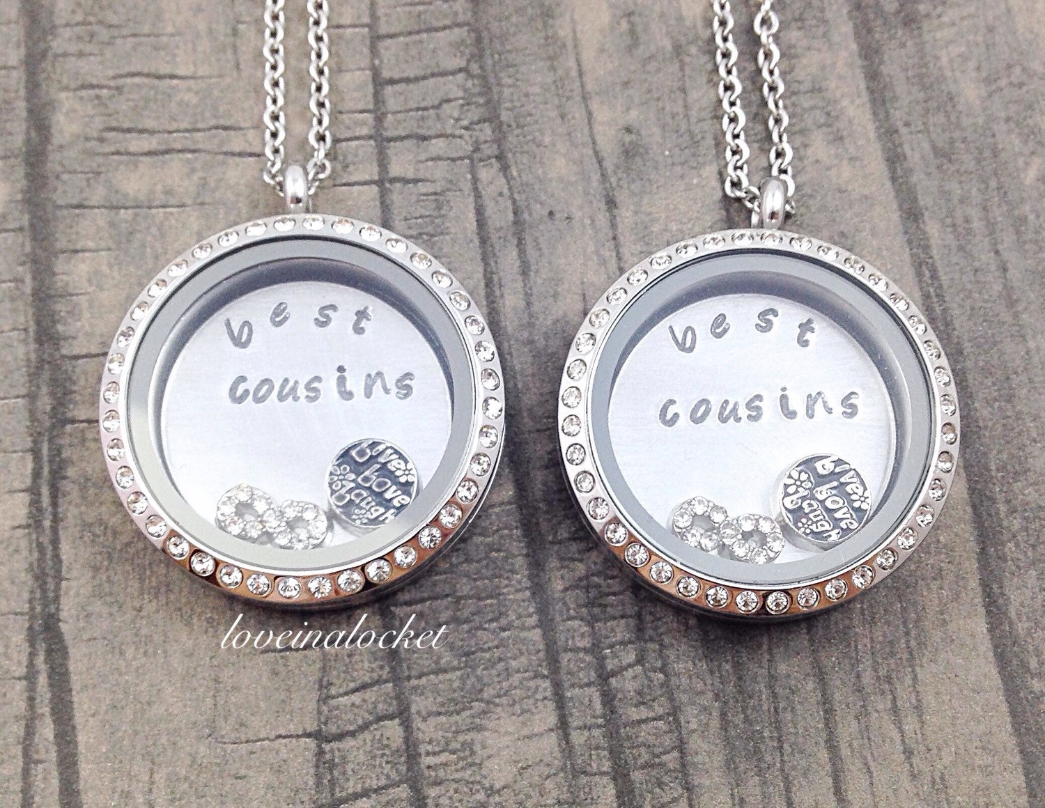 Matching Cousin Lockets Personalized Cousin Necklaces Best