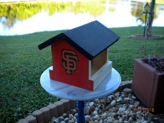 san francisco giants wood bird feeder mlb by san francisco giants wood bird feeder mlb by