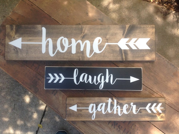 Wood Sign Arrow Sign pick one Rustic Sign Gallery