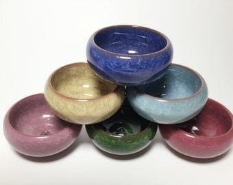 DIY Mini Ceramic 2 Inch Flower Pots Kit \ Bonsai Flower Pot \ Mininature Flower Pot \ Mininature Garden Container