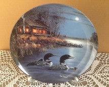 Unique loon art related items | Etsy