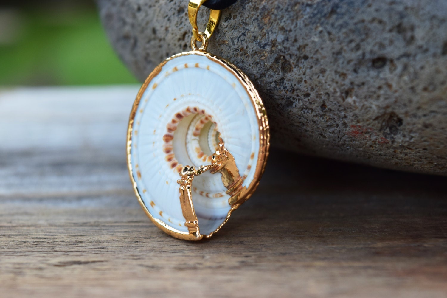 Ursula Necklace, Real Sea Shell Necklace, Ariel Voice Seashell Necklace