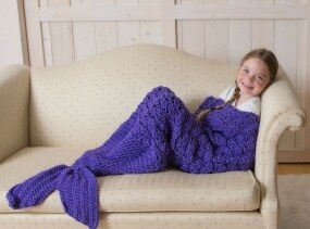 Adult Mermaid Tail Blanket, Child Mermaid Tail Blanket, Toddler Mermaid Tail Blanket