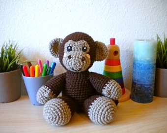 Crochet Monkey Stuffed Animal