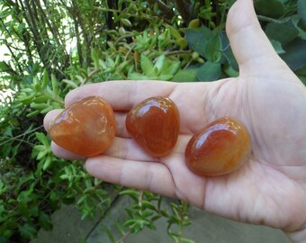 Large/XL Carnelian Agate Tumbled Stones