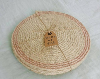 Natural Rustic Sisal Rope Placemats
